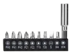 DELI κατσαβίδι μπαταρίας με μύτες DL-DP04-E2B1, LED φακός, 1500mAh - Image 2