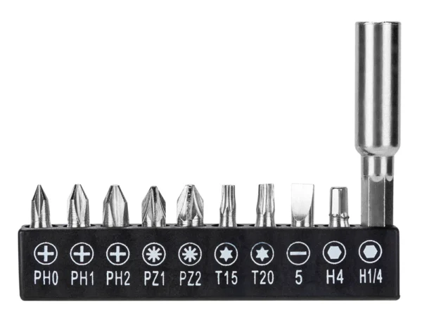 DELI κατσαβίδι μπαταρίας με μύτες DL-DP04-E2B1, LED φακός, 1500mAh - Image 2