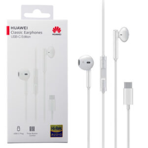HANDS FREE STEREO HUAWEI CM33 TYPE C WHITE PACKING OR