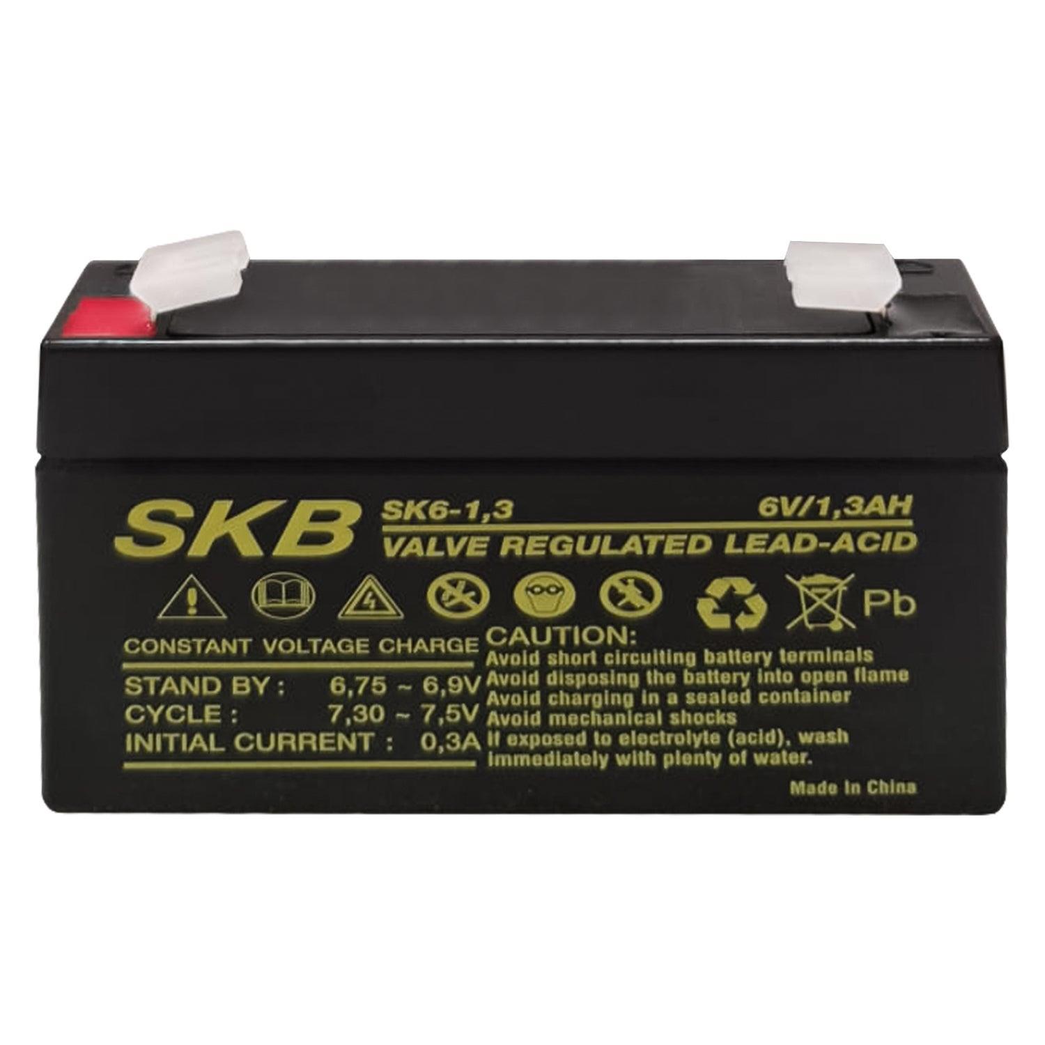 101-065-o1 Μπαταρία 6V/ 1.3Ah SKB Επαναφορτιζόμενη Μολύβδου - Image 1