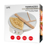 LiFE TERRAZZO Warm Grey Series Κρεπιέρα με πλάκα κεραμικής επίστρωσης, 1200W - Image 9
