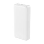 XO PB313 WHITE COLOR Powerbank 20.000 mAh με 3 θύρες USB (2x USB-A, 1x USB-C), σε λευκό χρώμα