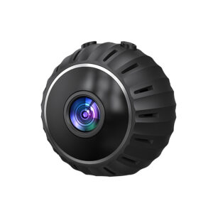 XO CR17 Mini Wi-Fi επαναφορτιζόμενη κάμερα 480p για εσωτερικούς χώρους, με μαγνητική επιφάνεια σε μαύρο χρώμα