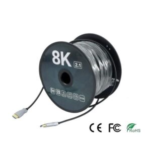 ANGA OP-OF80-8K HDMI CABLE  80m  2.1 Ver. (8k/60Hz) Optical Hybrid Ultra High Speed (ΠΡΟΣΟΧΗ ΣΥΝΔΕΣΗΣ είσοδος – έξοδος)
