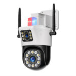 ANGA AQ-8123ISW Κάμερα PTZ WiFi 2.0 MP Φακός 3.6mm με δύο φακούς  και εφαρμογή CamHi-Pro