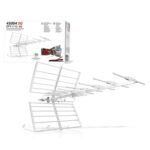 Jolly line JL45004/5G εξωτερική κεραία UHF -  13db 11 στοιχεία με φίλτρο 5G/ LTE - Image 2