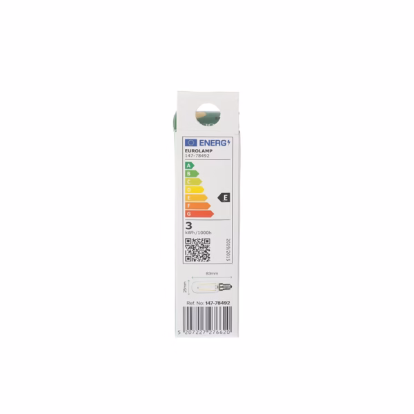 ΛΑΜΠΑ LED FILAMENT ΣΩΛΗΝΩΤΗ T25 2.2W 250LM Ε14 3000K 220-240V - Image 3