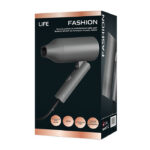 LiFE FASHION Σεσουάρ μαλλιών με αναδιπλούμενη λαβή, push διακόπτη ON/OFF και λειτουργία ιονισμού, 2000W - Image 6