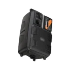 Φορητό Ηχοσύστημα Trolley Hoco BS37 Karaoke Μαύρο 10W BT V5.0 TWS με Μικρόφωνο και Υποστήριξη FM, USB, AUX - Image 3