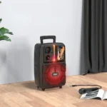 Φορητό Ηχοσύστημα Trolley Hoco BS37 Karaoke Μαύρο 10W BT V5.0 TWS με Μικρόφωνο και Υποστήριξη FM, USB, AUX - Image 4