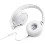 Ακουστικά Stereo On-ear JBL Tune 500 3.5mm Pure Bass Sound με Μικρόφωνο JBLT500WHT Λευκό - Image 3