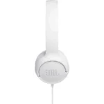 Ακουστικά Stereo On-ear JBL Tune 500 3.5mm Pure Bass Sound με Μικρόφωνο JBLT500WHT Λευκό - Image 5