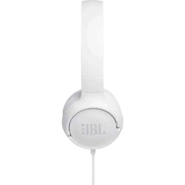 Ακουστικά Stereo On-ear JBL Tune 500 3.5mm Pure Bass Sound με Μικρόφωνο JBLT500WHT Λευκό - Image 5