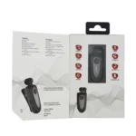 Bluetooth Hands Free Noozy Roller BH67 Bluetooth V.5.3 με Δόνηση Multi Pairing Γκρι - Image 5