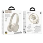 Wireless Ακουστικά Stereo Hoco W46 Charm V5.3 200mAh AUX Λευκά - Image 2
