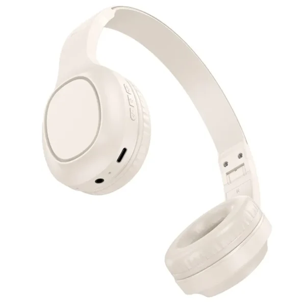 Wireless Ακουστικά Stereo Hoco W46 Charm V5.3 200mAh AUX Λευκά - Image 3