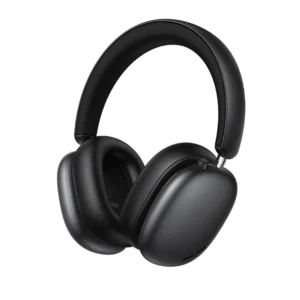 Wireless Ακουστικά Stereo Hoco W63 Triunfo ANC v5.4 500mAh με AUX Μαύρα